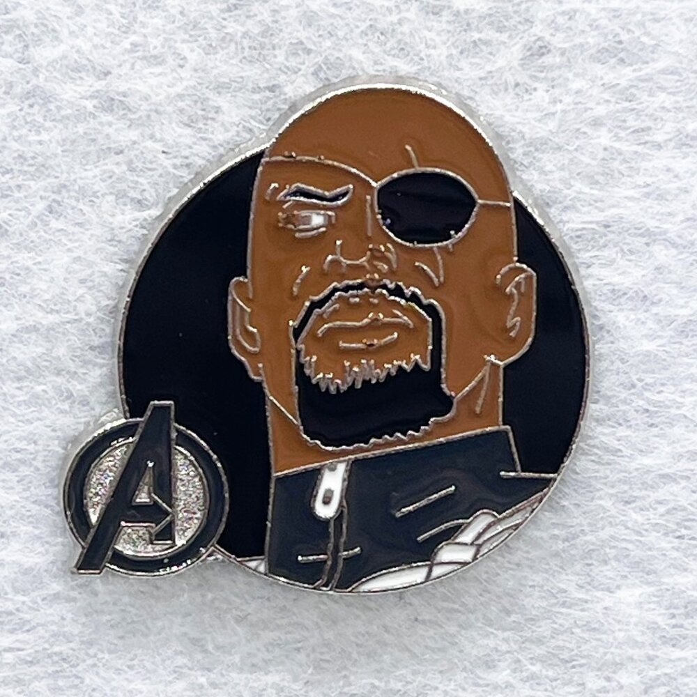 🔮 5/$25 Disney Marvel‎ Avengers Assemble Nick Fury Pin